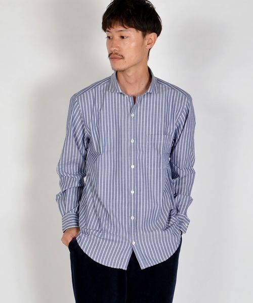 SHIPS Days（シップスデイズ）の「SHIPS Days: リラックス オックスフォード シャツ（シャツ/ブラウス・メンズ・ライトブルー/ネイビー・LARGE/MEDIUM/SMALL）」の3枚目の写真