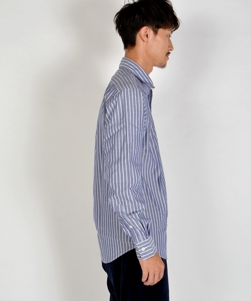 SHIPS Days（シップスデイズ）の「SHIPS Days: リラックス オックスフォード シャツ（シャツ/ブラウス・メンズ・ライトブルー/ネイビー・LARGE/MEDIUM/SMALL）」の4枚目の写真