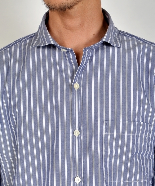 SHIPS Days（シップスデイズ）の「SHIPS Days: リラックス オックスフォード シャツ（シャツ/ブラウス・メンズ・ライトブルー/ネイビー・LARGE/MEDIUM/SMALL）」の6枚目の写真