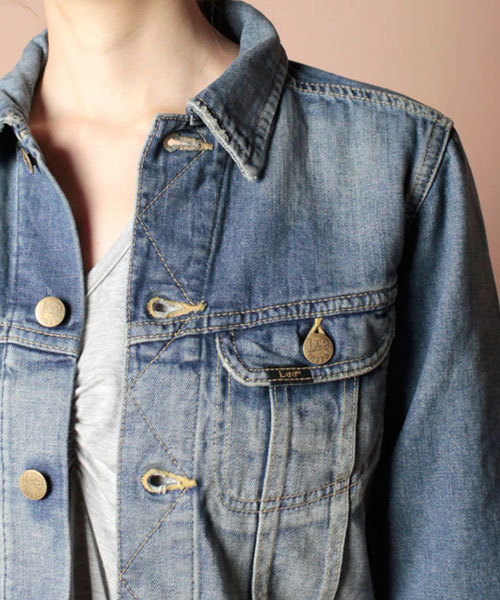 Lee（リー）の「【Lee】RIDERS G-JKT（デニムジャケット・レディース・ブルー/インディゴブルー・SMALL/MEDIUM）」の6枚目の写真