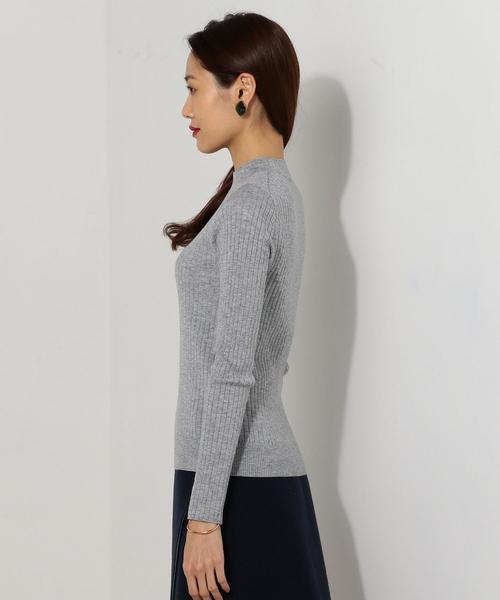 Jewel Changes（ジュエルチェンジズ）の「★JOC PE/W/NY/AC リブプルオーバー（ニット/セーター・レディース・ブラック/グレー/レッド/ナチュラル・FREE）」の12枚目の写真