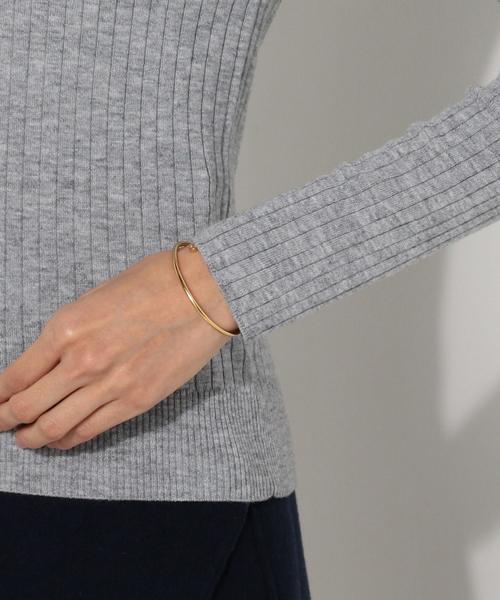 Jewel Changes（ジュエルチェンジズ）の「★JOC PE/W/NY/AC リブプルオーバー（ニット/セーター・レディース・ブラック/グレー/レッド/ナチュラル・FREE）」の5枚目の写真