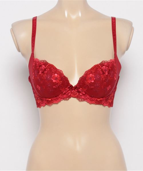 Triumph（トリンプ）の「天使のブラ スリムライン454　ブラジャー1【ABCカップ】TR454 WHU1（ブラジャー・レディース・レッド・A70/A75/B65/B70/B75/B80/C65/C70/C75/C80/C85）」の4枚目の写真