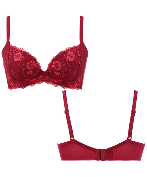 Triumph（トリンプ）の「天使のブラ スリムライン454　ブラジャー1【ABCカップ】TR454 WHU1（ブラジャー・レディース・レッド・A70/A75/B65/B70/B75/B80/C65/C70/C75/C80/C85）」の10枚目の写真