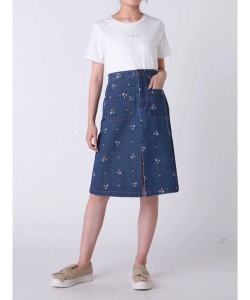 dazzlin（ダズリン）の「ヴィンテージライクデニムスカート（デニムスカート・レディース・インディゴブルー/その他/その他1・MEDIUM/SMALL）」の15枚目の写真