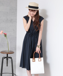 N.（N. Natural Beauty Basic） | ◆コットンローンミモレワンピース(ワンピース)