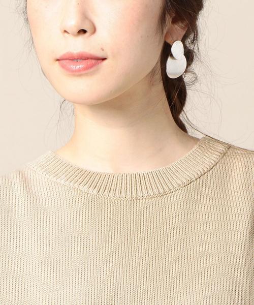 BEAUTY&YOUTH UNITED ARROWS（ビューティーアンドユースユナイテッドアローズ）の「BY∴ コットンレースアップノースリーブニット（ニット/セーター・レディース・ブラック/ナチュラル/ケリー・FREE）」の13枚目の写真