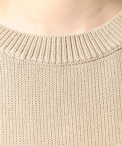 BEAUTY&YOUTH UNITED ARROWS（ビューティーアンドユースユナイテッドアローズ）の「BY∴ コットンレースアップノースリーブニット（ニット/セーター・レディース・ブラック/ナチュラル/ケリー・FREE）」の9枚目の写真