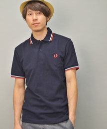 FRED PERRY イギリス製:゛M12N゛ ツインティップ ポロ