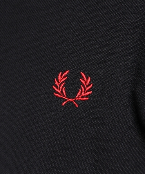 FRED PERRY（フレッドペリー）の「FRED PERRY イギリス製:゛M12N゛ ツインティップ ポロ（ポロシャツ・メンズ・ネイビー/ピンク/ブラック/チャコールグレー・MEDIUM/LARGE/SMALL）」の10枚目の写真