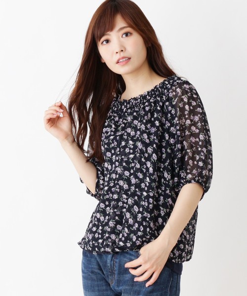 grove（グローブ）の「シフォンブラウス セット（その他トップス・レディース・オフホワイト/ピンク/イエロー/ブルー/グリーン・02/03）」の4枚目の写真