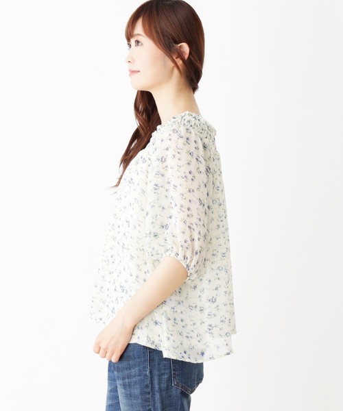 grove（グローブ）の「シフォンブラウス セット（その他トップス・レディース・オフホワイト/ピンク/イエロー/ブルー/グリーン・02/03）」の7枚目の写真