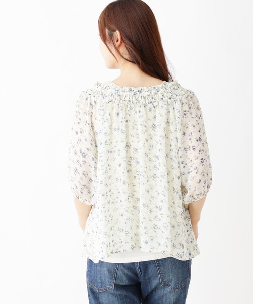 grove（グローブ）の「シフォンブラウス セット（その他トップス・レディース・オフホワイト/ピンク/イエロー/ブルー/グリーン・02/03）」の8枚目の写真