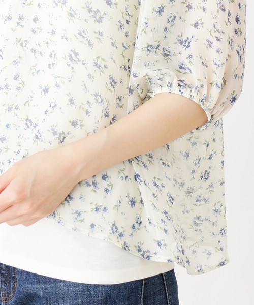 grove（グローブ）の「シフォンブラウス セット（その他トップス・レディース・オフホワイト/ピンク/イエロー/ブルー/グリーン・02/03）」の10枚目の写真