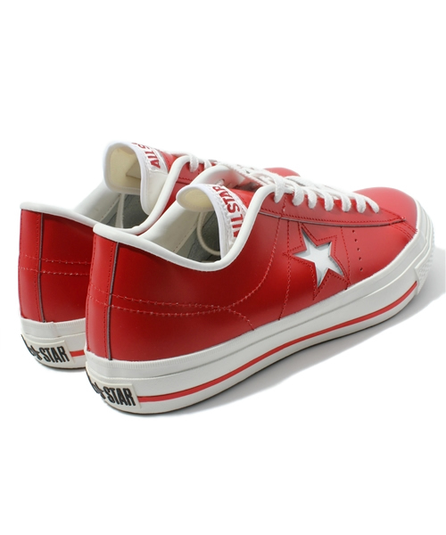 CONVERSE（コンバース）の「ONE STAR J/ワンスター Ｊ（スニーカー・メンズ・レッド・4.5/5/5.5/6/6.5/7/7.5/8/8.5/9/9.5/10.5）」の4枚目の写真