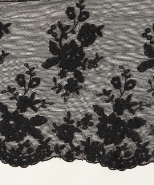 LOWRYS FARM(ローリーズファーム)の「2WAYレーススカート 807898(スカート・レディース・アイボリー/ブラック/カーキ・FREE)」の11枚目の写真