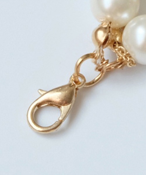 DRESS STAR（ドレス スター）の「チェーン×2連フェイクパールデザインネックレス（ネックレス・レディース・ホワイト/シルバー・フリー）」の17枚目の写真