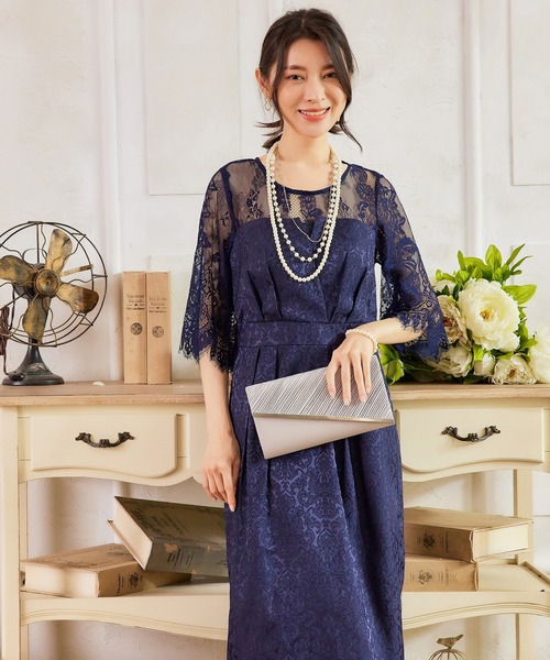 DRESS STAR（ドレス スター）の「チェーン×2連フェイクパールデザインネックレス（ネックレス・レディース・ホワイト/シルバー・フリー）」の6枚目の写真