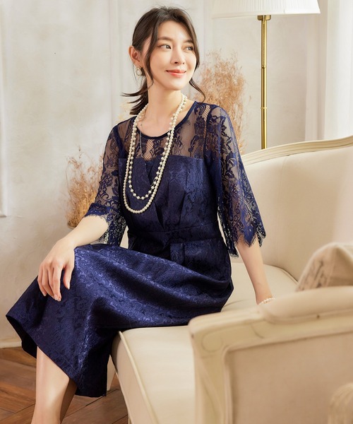 DRESS STAR（ドレス スター）の「チェーン×2連フェイクパールデザインネックレス（ネックレス・レディース・ホワイト/シルバー・フリー）」の7枚目の写真