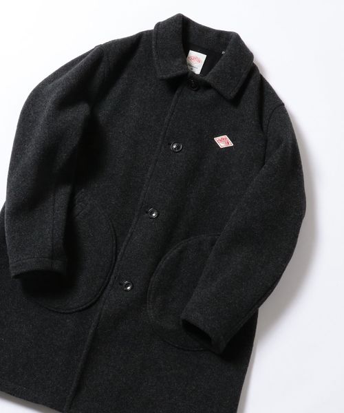 Danton(ダントン)の「DANTON: ウールモッサ ステンカラーコート Danton(ダントン)の「DANTON: ウールモッサ ステンカラーコート