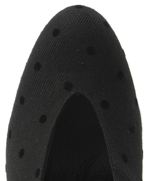 JETEE（ジュテ）の「【JETEE】グリッターヒールドットパンプス（パンプス・レディース・ブラック/ベージュ・24.5cm/23.5cm/24.0cm/23.0cm）」の6枚目の写真