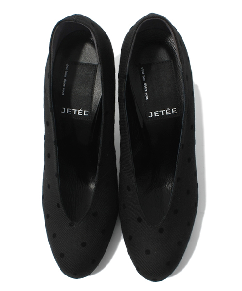 JETEE（ジュテ）の「【JETEE】グリッターヒールドットパンプス（パンプス・レディース・ブラック/ベージュ・24.5cm/23.5cm/24.0cm/23.0cm）」の9枚目の写真