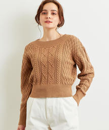 green label relaxing | [手洗い可能] SC C ケーブル ニット(ニット/セーター)