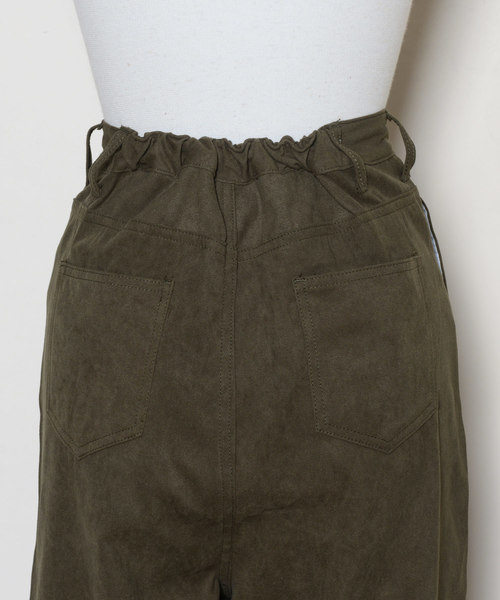 shopnikoniko(ショップニコニコ)の「サンディングスエードワイドパンツ(その他パンツ・レディース・ブラック/ベージュ/カーキ/ボルドー・フリー)」の9枚目の写真