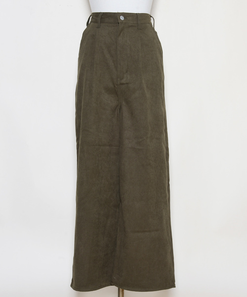 shopnikoniko(ショップニコニコ)の「サンディングスエードワイドパンツ(その他パンツ・レディース・ブラック/ベージュ/カーキ/ボルドー・フリー)」の20枚目の写真