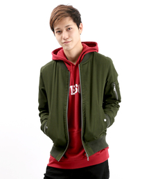 WEGO | WEGO/コットンレーヨンMA-1(ミリタリージャケット)