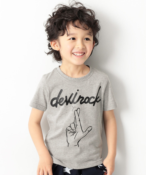 devirock（デビロック）の「namiiiiコラボ プリント半袖Tシャツ（Tシャツ/カットソー・キッズ・ホワイト系その他/ブラック系その他/グレー系その他/ホワイト系その他2/ブラック系その他2/グレー系その他2・80ｃｍ/90cm/110cm/100cm/120cm/130cm/140cm/150cm/160cm）」の6枚目の写真