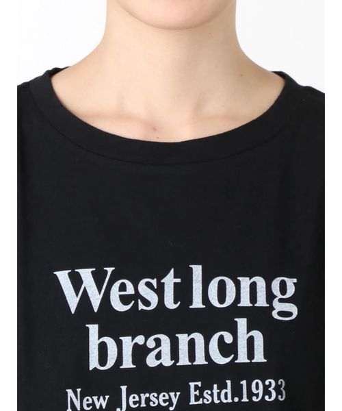 Ungrid（アングリッド）の「ロゴショートTee（Tシャツ/カットソー・レディース・オフホワイト/ブラック/イエロー・FREE）」の4枚目の写真