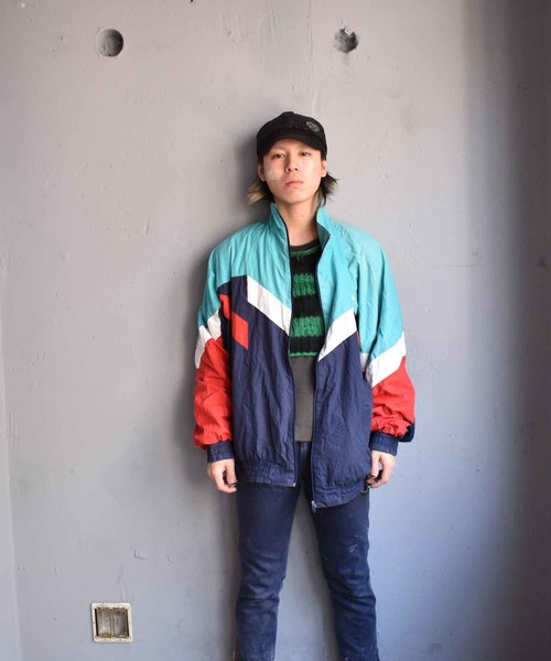 LABORATORY R（ラボラトリーアール）の「【ヴィンテージ古着】80's adidas/アディダス フルジップ トラックジャケット（ジャージ・メンズ・ネイビー・X-LARGE）」の4枚目の写真