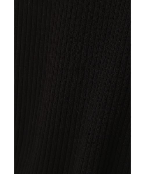 NATURAL BEAUTY BASIC（ナチュラルビューティーベーシック）の「[洗える]バックボタンスカラップスリーブニット（ニット/セーター・レディース・オフホワイト/ブラック/マジェンタ・MEDIUM）」の8枚目の写真