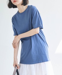 【FRUIT OF THE LOOM】レディース フルーツオブザルーム オーバーサイズ クルーネック 半袖 Tシャツ