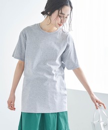 【FRUIT OF THE LOOM】レディース フルーツオブザルーム オーバーサイズ クルーネック 半袖 Tシャツ