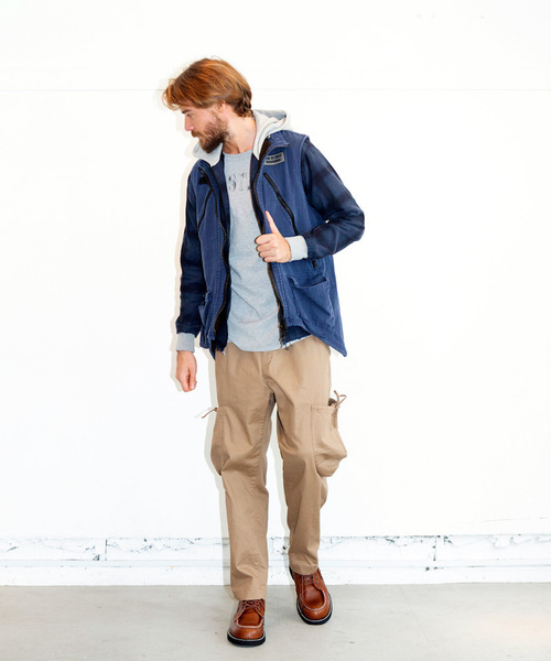 VIRGOwearworks（ヴァルゴウェアワークス）の「FAT PETAURISTA PANTS（カーゴパンツ・メンズ・ブラック/ベージュ/カーキ・3/4/2）」の16枚目の写真
