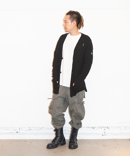 VIRGOwearworks（ヴァルゴウェアワークス）の「FAT PETAURISTA PANTS（カーゴパンツ・メンズ・ブラック/ベージュ/カーキ・3/4/2）」の6枚目の写真
