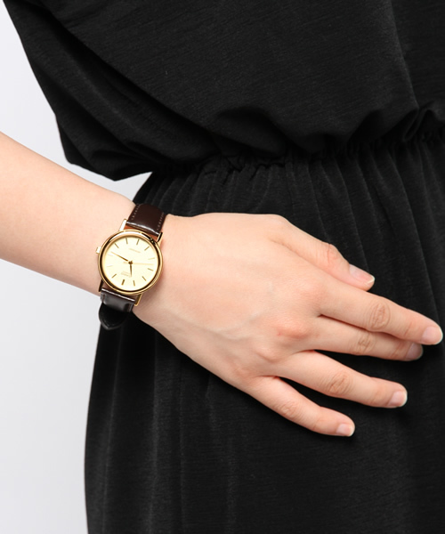 CIAOPANIC（チャオパニック）の「《WEB限定》　【CASIO】MTP-1095Q（アナログ腕時計・レディース・シルバー/ゴールド/ブラック・FREE）」の4枚目の写真