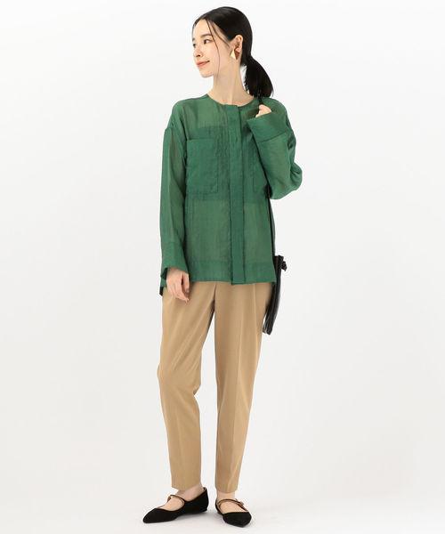 SHIPS(シップス)の「〈手洗い可能〉ウォッシャブルテーパード(その他パンツ・レディース・ベージュ/パープル/ネイビー・40/38/36/34)」の17枚目の写真