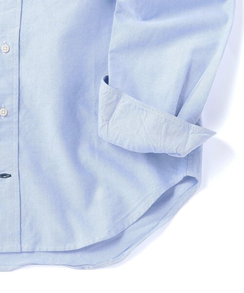 GITMAN VINTAGE（ギットマン ヴィンテージ）の「GITMAN VINTAGE: オックスフォード ボタンダウン シャツ（シャツ/ブラウス・メンズ・ホワイト/ライトブルー・SMALL/MEDIUM/LARGE/X-LARGE）」の5枚目の写真