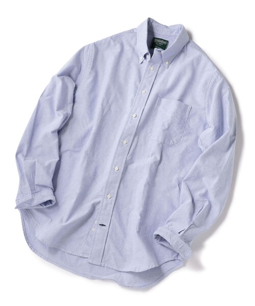 GITMAN VINTAGE（ギットマン ヴィンテージ）の「GITMAN VINTAGE: オックスフォード ボタンダウン シャツ（シャツ/ブラウス・メンズ・ホワイト/ライトブルー・SMALL/MEDIUM/LARGE/X-LARGE）」の11枚目の写真