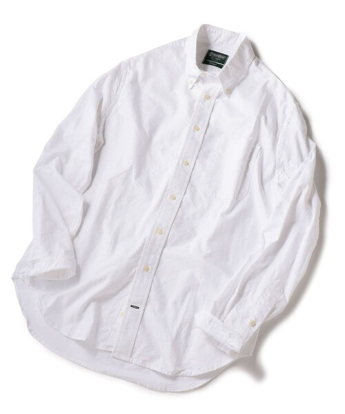 GITMAN VINTAGE（ギットマン ヴィンテージ）の「GITMAN VINTAGE: オックスフォード ボタンダウン シャツ（シャツ/ブラウス・メンズ・ホワイト/ライトブルー・SMALL/MEDIUM/LARGE/X-LARGE）」の13枚目の写真