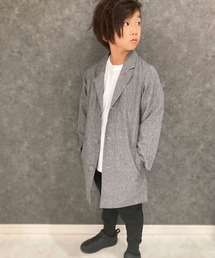 THE CASUAL（カジュアル）の「チェスターコート ロング丈 キッズ（チェスターコート）」