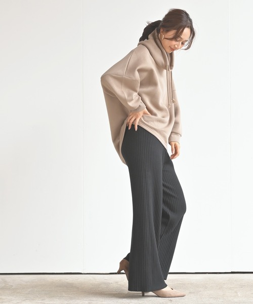 rps（アールピーエス）の「リブニットワイドパンツ（その他パンツ・レディース・ブラック/ベージュ系その他/キャメル/ベージュ系その他3・M）」の18枚目の写真