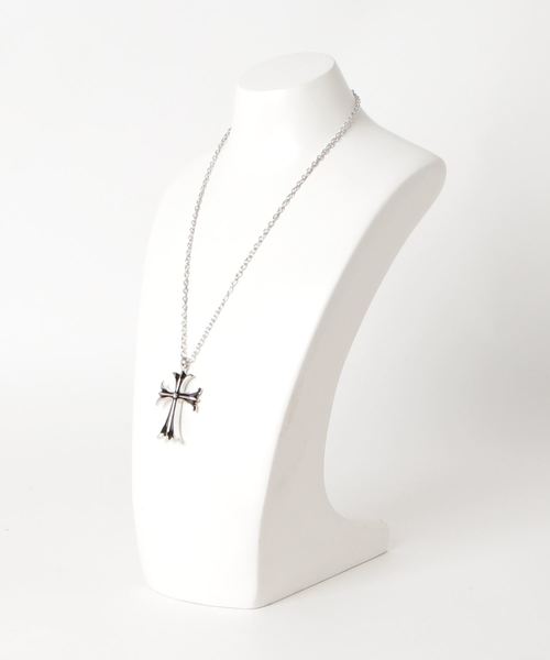 WEGO（ウィゴー）の「WEGO/クロスモチーフチェーンネックレス（ネックレス・メンズ・シルバー・FREE）」の2枚目の写真