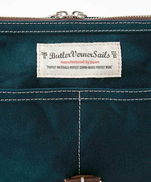 Butler Verner Sails(バトラーヴァーナーセイルス)の「10号パラフィンフラップショルダー(ショルダーバッグ・メンズ・ベージュ/ネイビー/レッド/キャメル・FREE)」の14枚目の写真