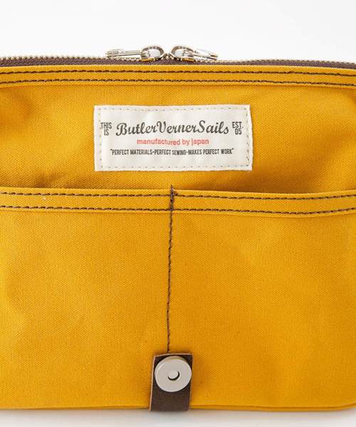 Butler Verner Sails(バトラーヴァーナーセイルス)の「10号パラフィンフラップショルダー(ショルダーバッグ・メンズ・ベージュ/ネイビー/レッド/キャメル・FREE)」の12枚目の写真