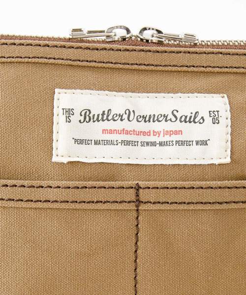 Butler Verner Sails(バトラーヴァーナーセイルス)の「10号パラフィンフラップショルダー(ショルダーバッグ・メンズ・ベージュ/ネイビー/レッド/キャメル・FREE)」の16枚目の写真
