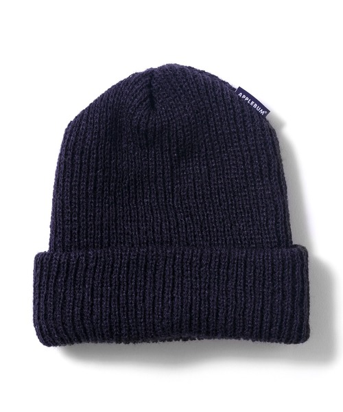 APPLEBUM(アップルバム)の「Pis Knit Cap(ニットキャップ/ビーニー・メンズ・ブラック/ネイビー/オリーブ・FREE)」の3枚目の写真